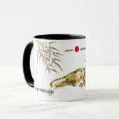 虎中国のの年 |カスタム年名 マグカップ (正面左)