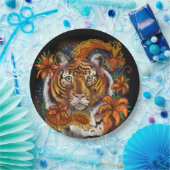 虎中国のの年 ペーパープレート (パーティー)