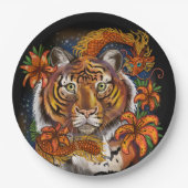 虎中国のの年 ペーパープレート (正面)