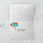 虎猫のおもしろい文字バブル カード (内部)