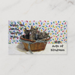 虎猫のバスケット – RAOKカード（名刺サイズ） 名刺