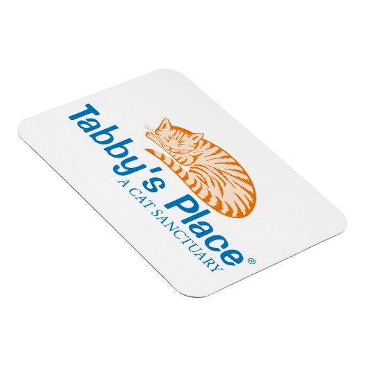 虎猫の場所 – 3" x 4"マグネット マグネット (右側)