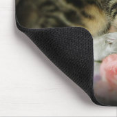 虎猫の子ネコのmousepad マウスパッド (コーナー)