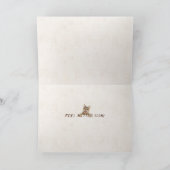 虎猫の子ネコはすぐによく得ます カード (内部)