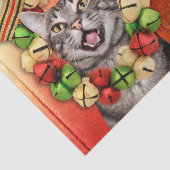 虎猫の子猫猫のクリスマス 薄葉紙 (詳細)