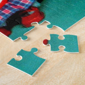 虎猫の洗濯日 ジグソーパズル (側面)