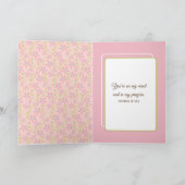 虎猫の花の子猫 カード (内部)