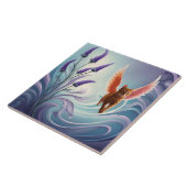 虎猫エンジェル装飾タイル タイル (側面)