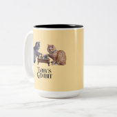 虎猫ガムビット ツートーンマグカップ (正面左)