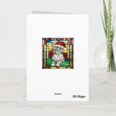 虎猫クリスマスストッキング シーズンカード (裏面)