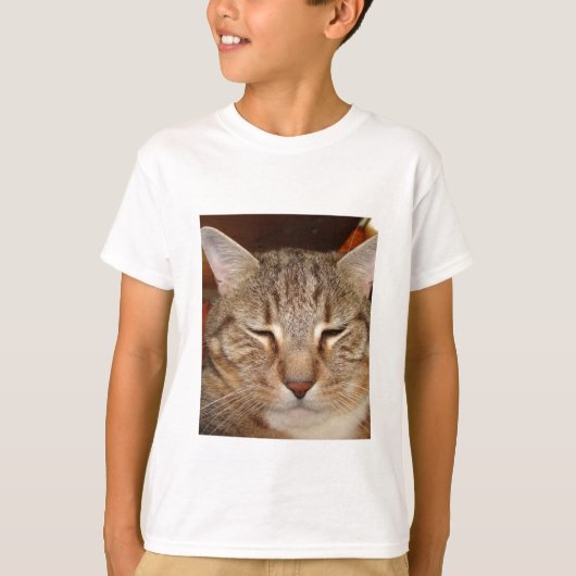 虎猫タイガー猫 Tシャツ (正面)