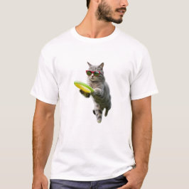 虎猫ディスクゴルファー Tシャツ