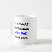 虎猫パパ素晴らし、 コーヒーマグカップ (正面左)