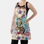 虎猫フェアリー猫キノコフローラ エプロン (インサイチュ)