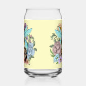 虎猫フェアリー猫キノコフローラ ガラス缶 (左)