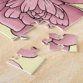 虎猫フェアリー猫キノコフローラ ジグソーパズル (側面)