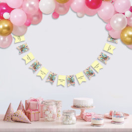 虎猫フェアリー猫キノコフローラ バンティングフラッグ