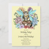 虎猫フェアリー猫キノコフローラ 招待状 (正面)