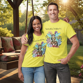 虎猫フェアリー猫キノコフローラ Tシャツ