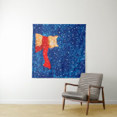 虎猫ラブスノー タペストリー (インサイチュ(横))