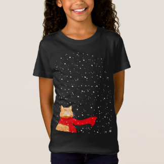 虎猫ラブスノー Tシャツ