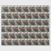 虎猫ロープ航海ののキャップ ラッピングペーパー (フラット)