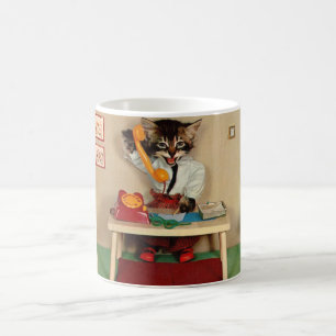 虎猫子人秘書RPPC コーヒーマグカップ