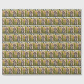 虎猫子猫たち ラッピングペーパー (フラット)