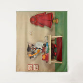 虎猫子猫の秘書 タペストリー (正面)