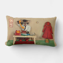 虎猫子猫の秘書 ランバークッション