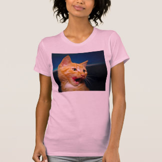 虎猫猫のTシャツ Tシャツ
