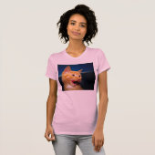 虎猫猫のTシャツ Tシャツ (正面フル)