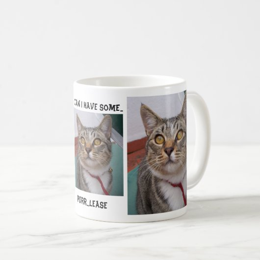 虎猫猫は私のどを鳴らす音。.leaseのコーヒー・マグを有することができます コーヒーマグカップ (正面右)
