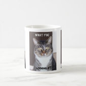 虎猫猫何、コーヒー・マグを見ます コーヒーマグカップ (中央)