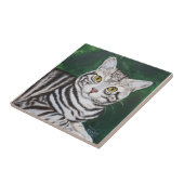 、虎猫猫縞で飾ります タイル (側面)