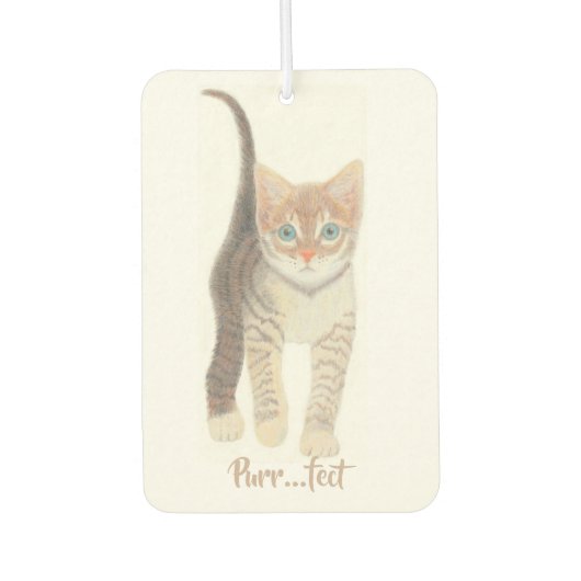 虎猫 カーエアーフレッシュナー (正面)