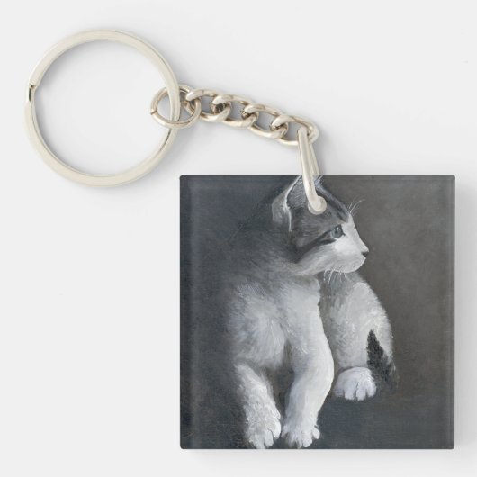 虎猫 キーホルダー (正面)