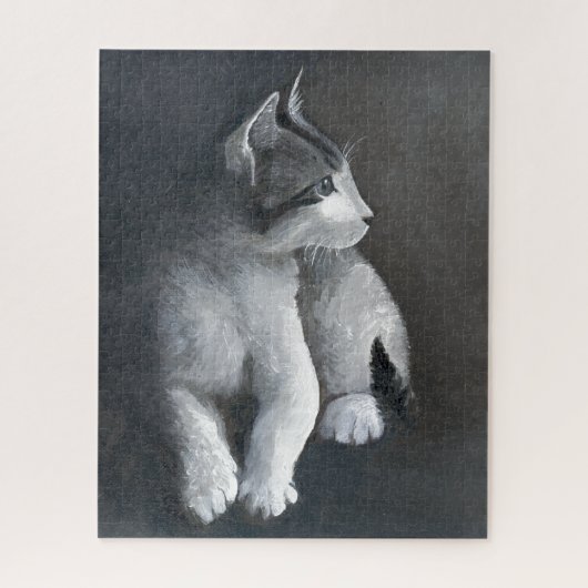 虎猫 ジグソーパズル (縦)