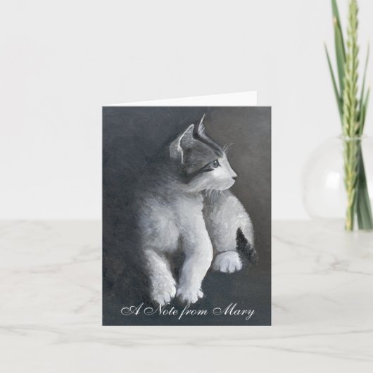 虎猫 ノートカード (正面)