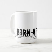 虎生まれの年に コーヒーマグカップ (正面左)