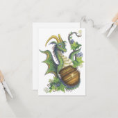 虎眼石のドラゴン-カード カード (正面/裏面インサイチュ)