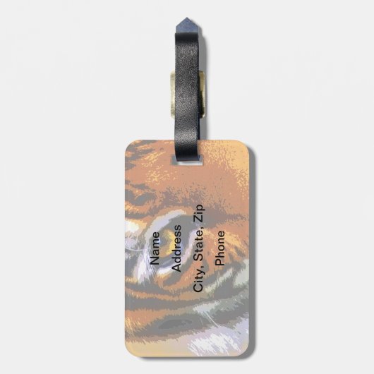 虎眼石 ラゲッジタグ (裏面縦)