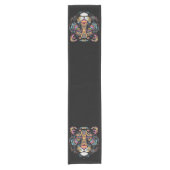 虎素晴らし頭 ショートテーブルランナー (正面)