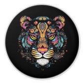 虎素晴らし頭 セラミックノブ (正面)