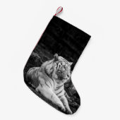 虎考えるの スモールクリスマスストッキング (正面 (吊り時))