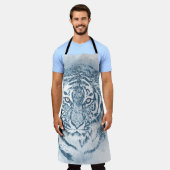 虎 エプロン (着用した状態)