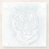 虎 ガラスコースター (裏面)