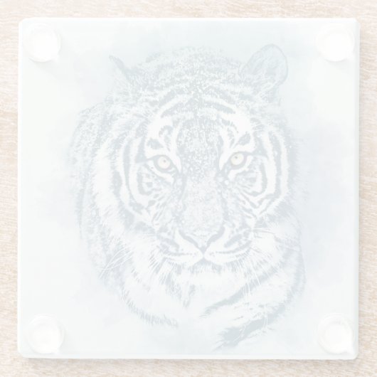 虎 ガラスコースター (裏面)