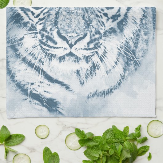 虎 キッチンタオル (折り畳み)