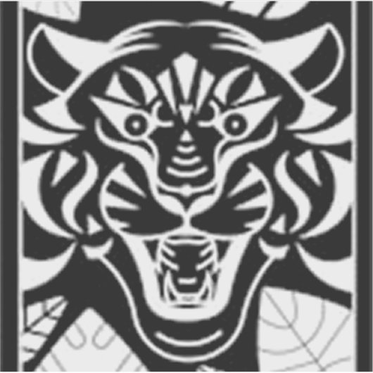 虎 シール (正面)